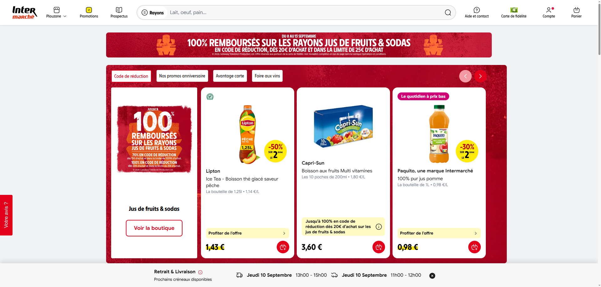 Intermarché Code de réduction