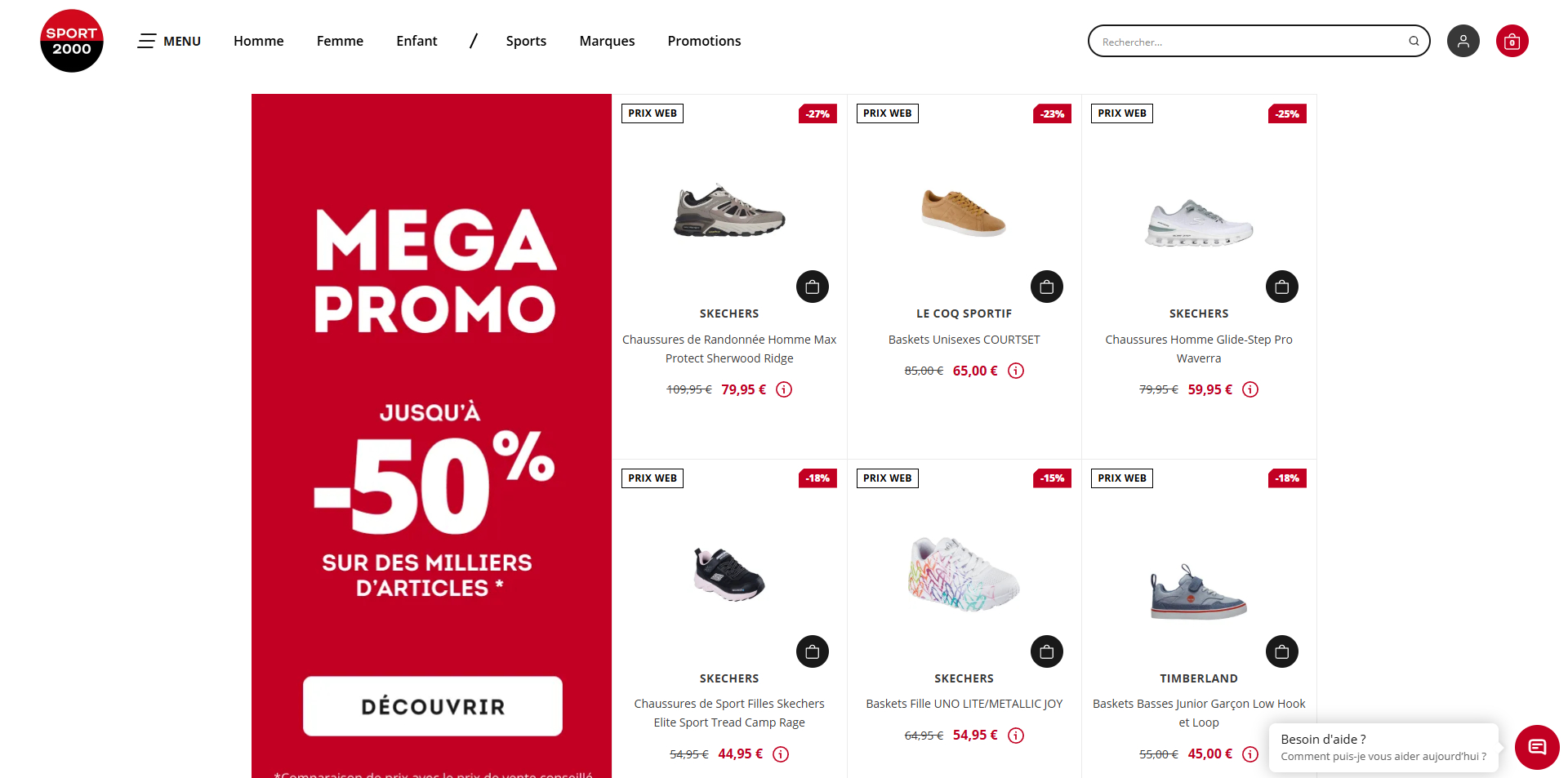 Sport 2000 Bon d'achat