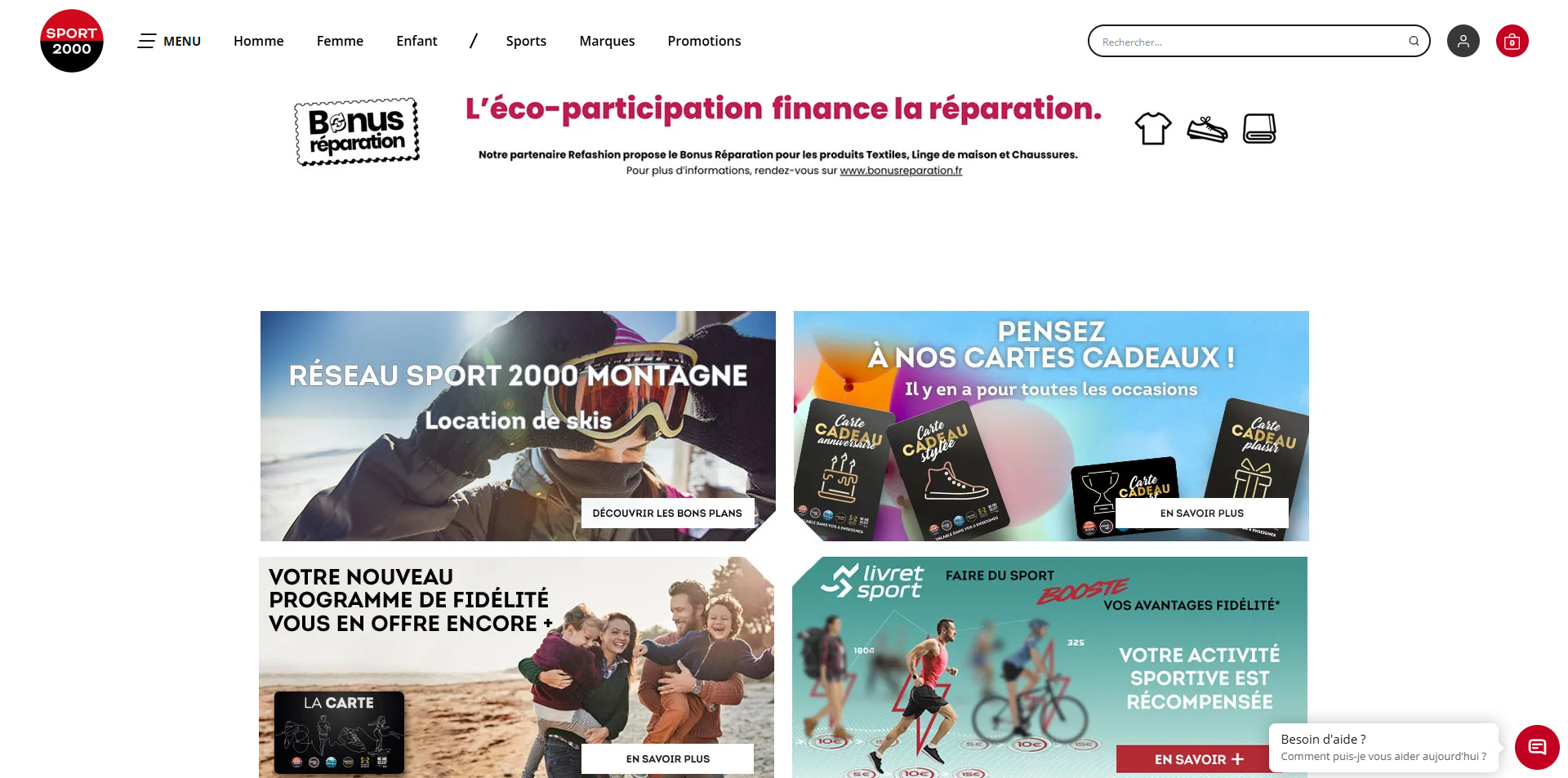 Sport 2000 Code promo