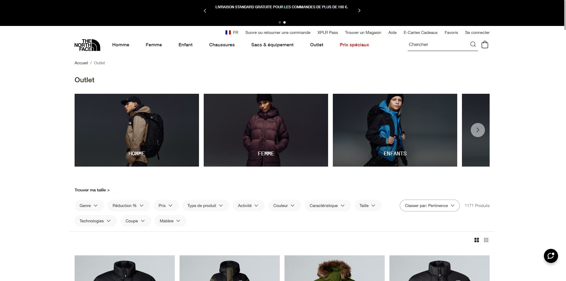 The North Face Code de réduction