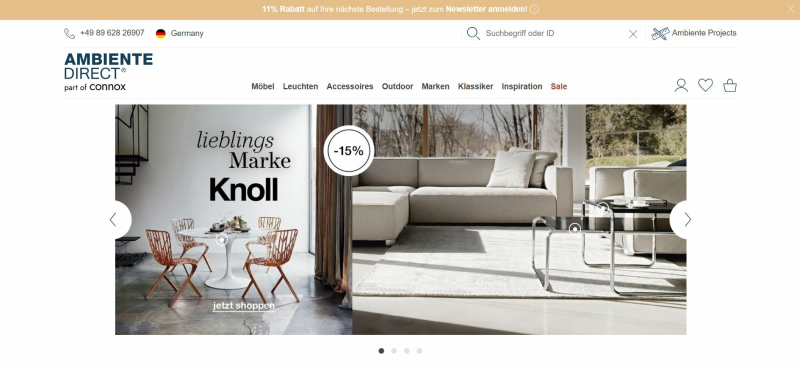code promo AmbienteDirect