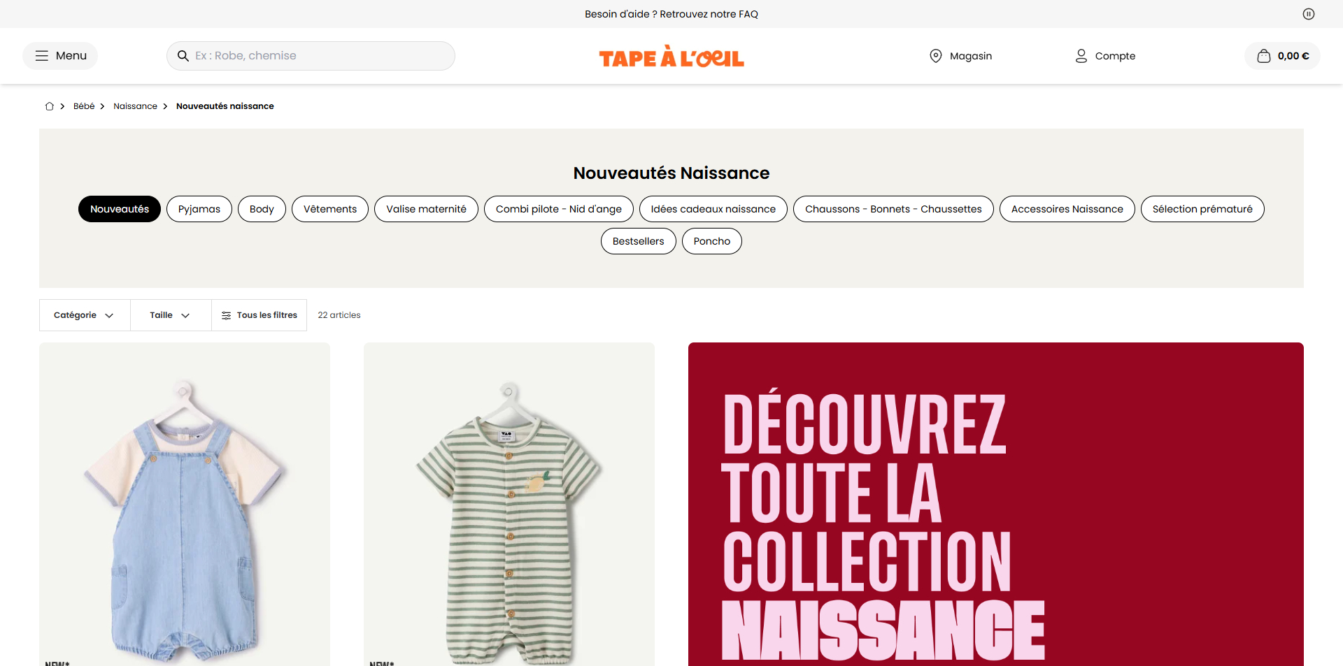 Tape à l'oeil Code promo