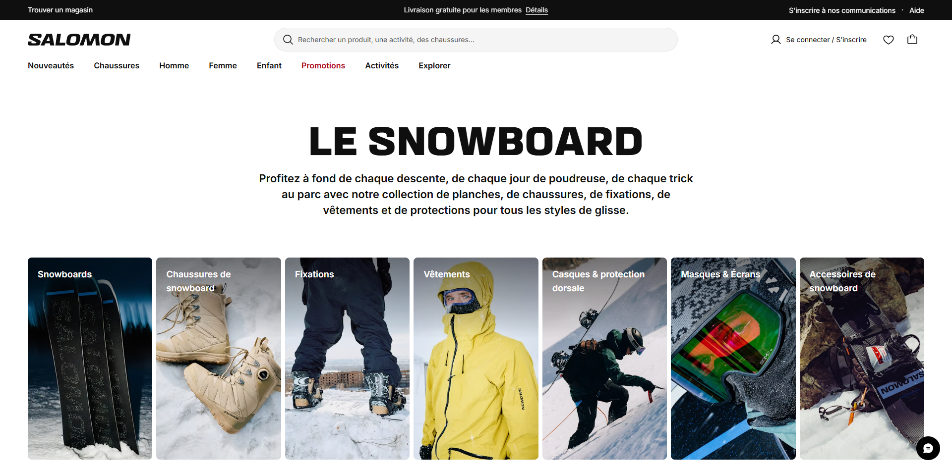 Salomon Bon d'achat
