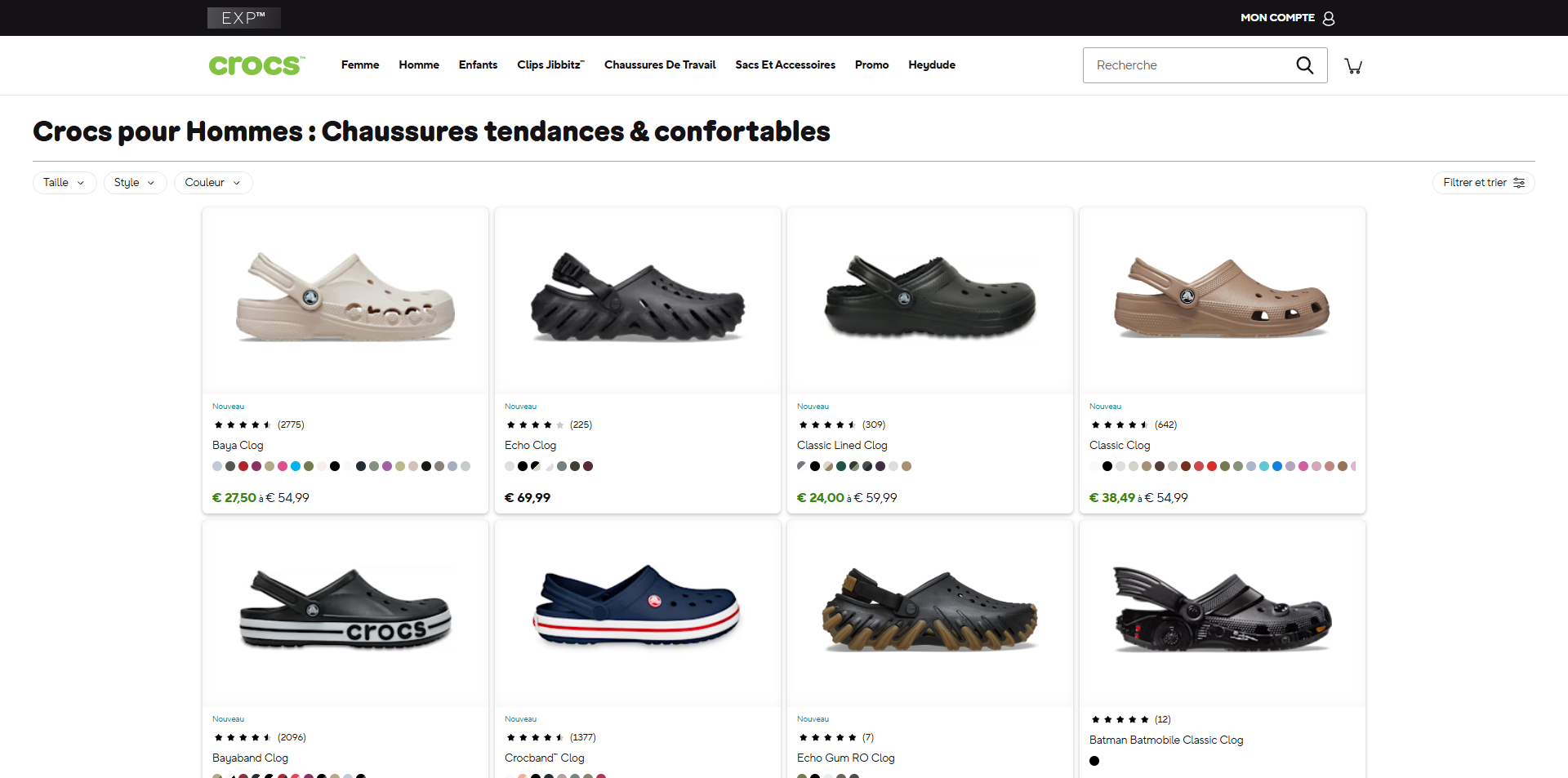 Crocs Bon d'achat