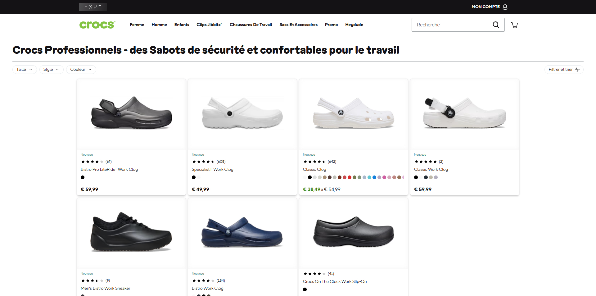 Crocs Bons de réduction