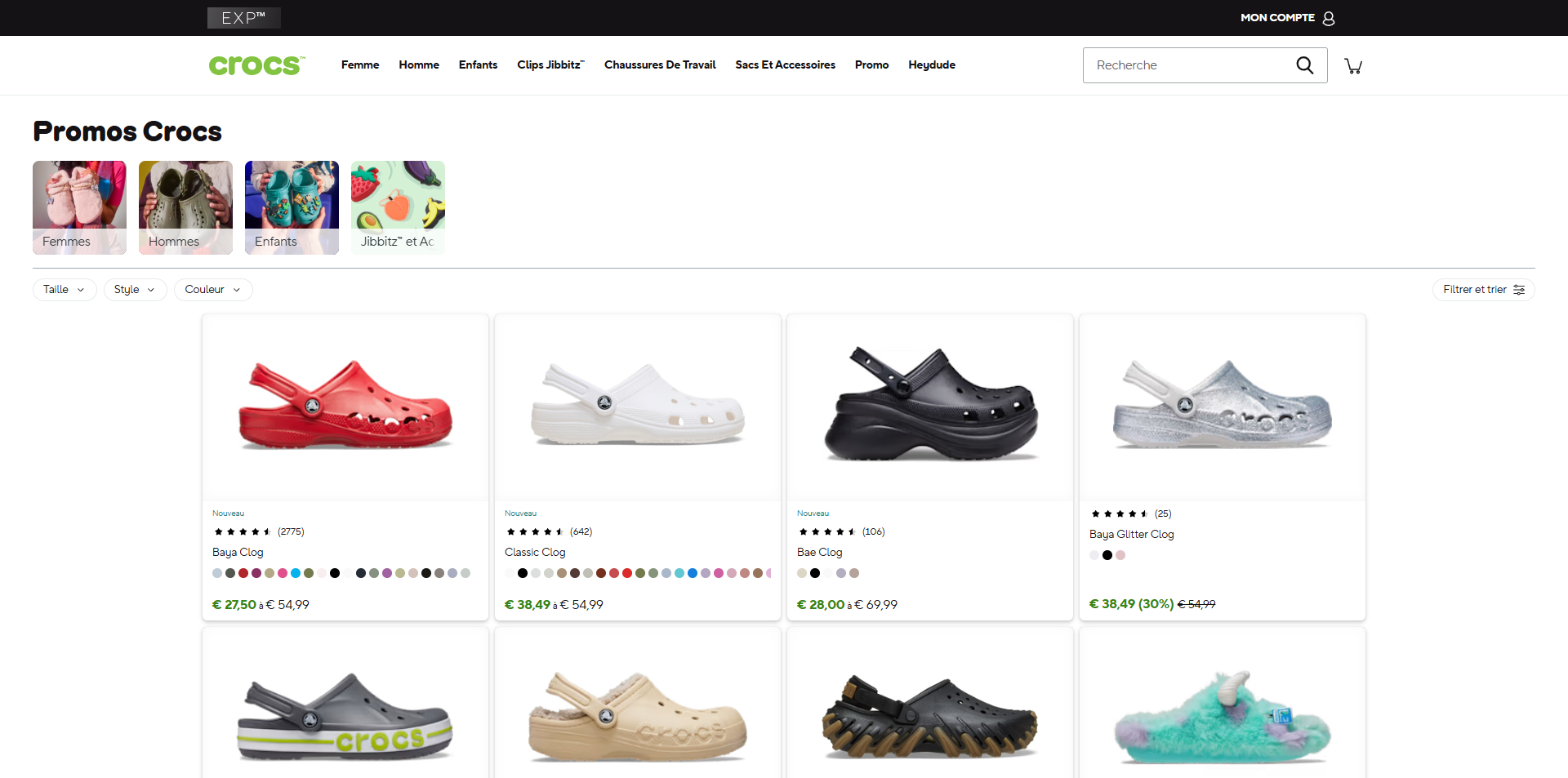 Crocs Code de réduction