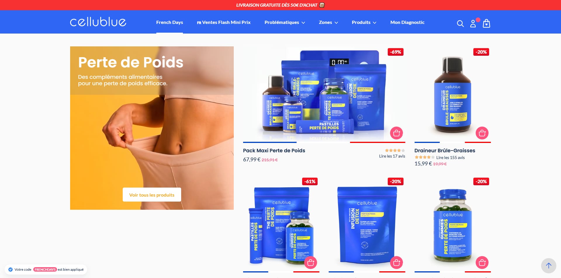 Cellublue Bon d'achat