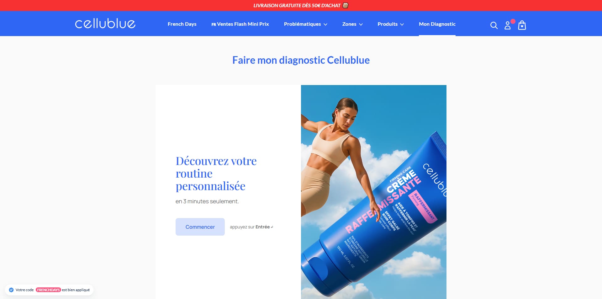 Cellublue Code promo