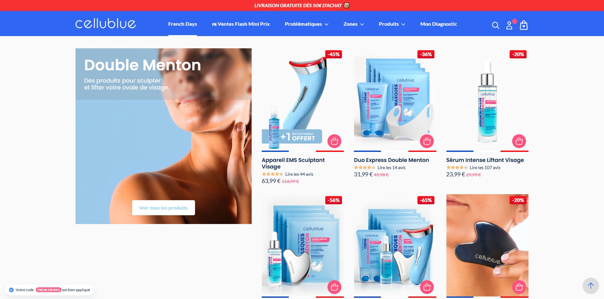 Cellublue Code promo