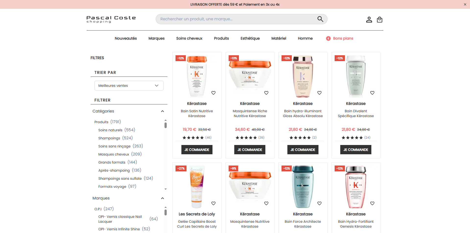 Pascal Coste coupons