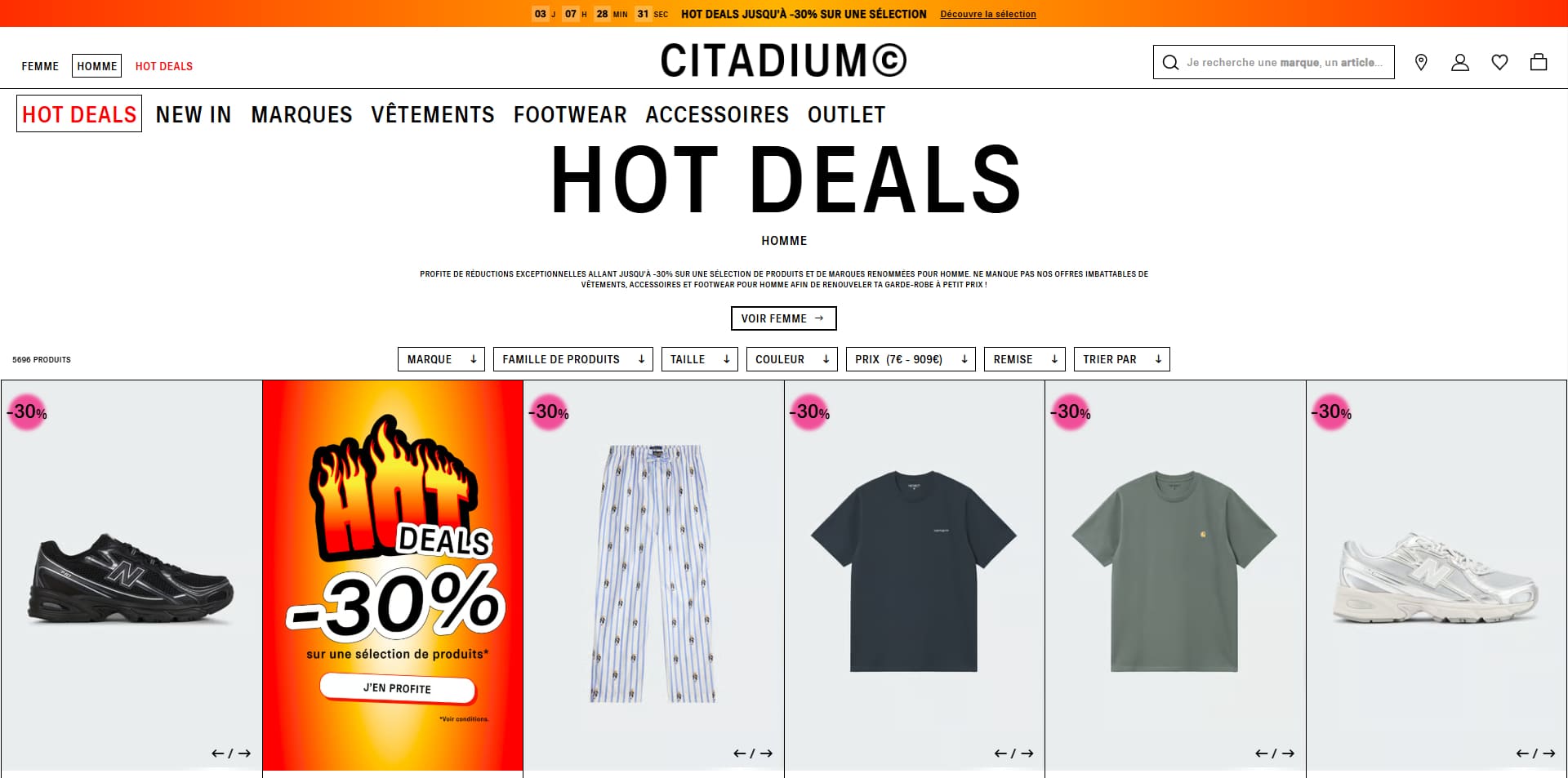 Citadium Bons de réduction
