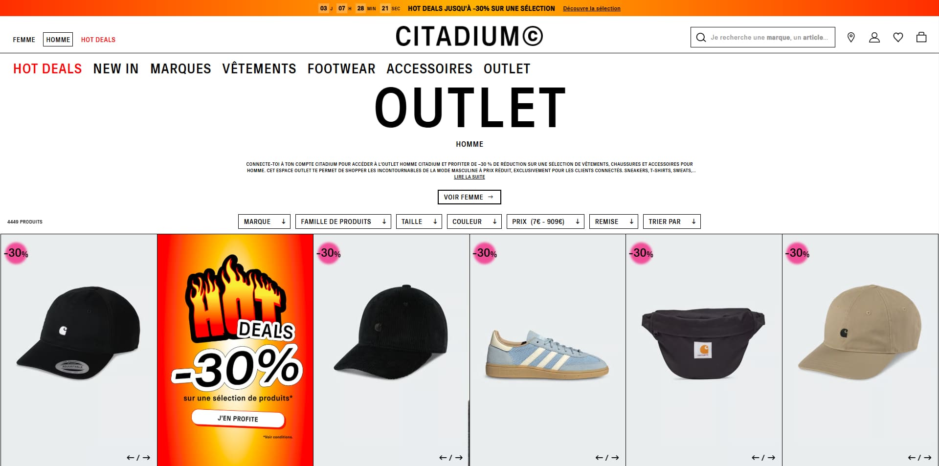 Citadium Code de réduction