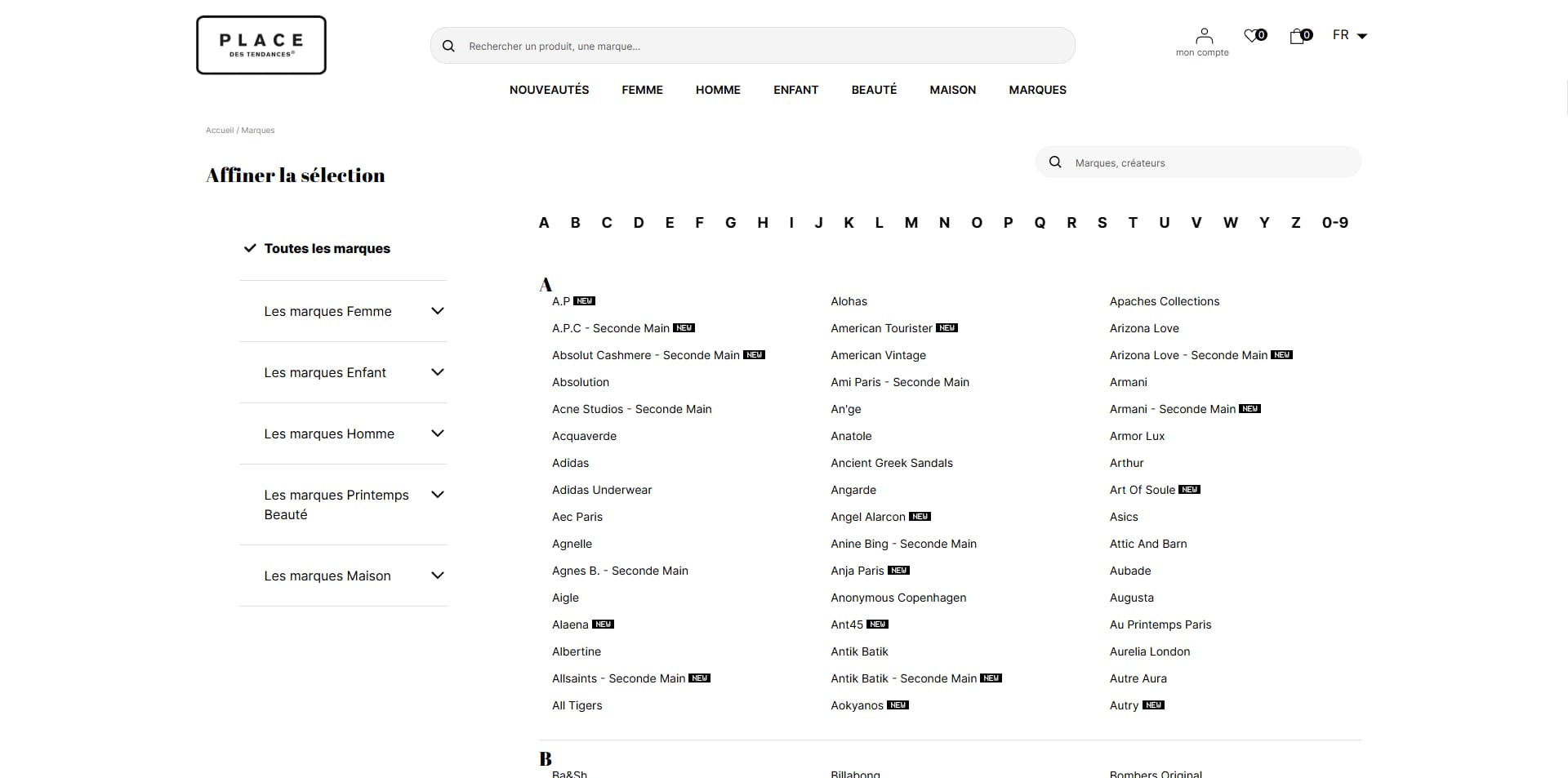 Place des Tendances Code promo
