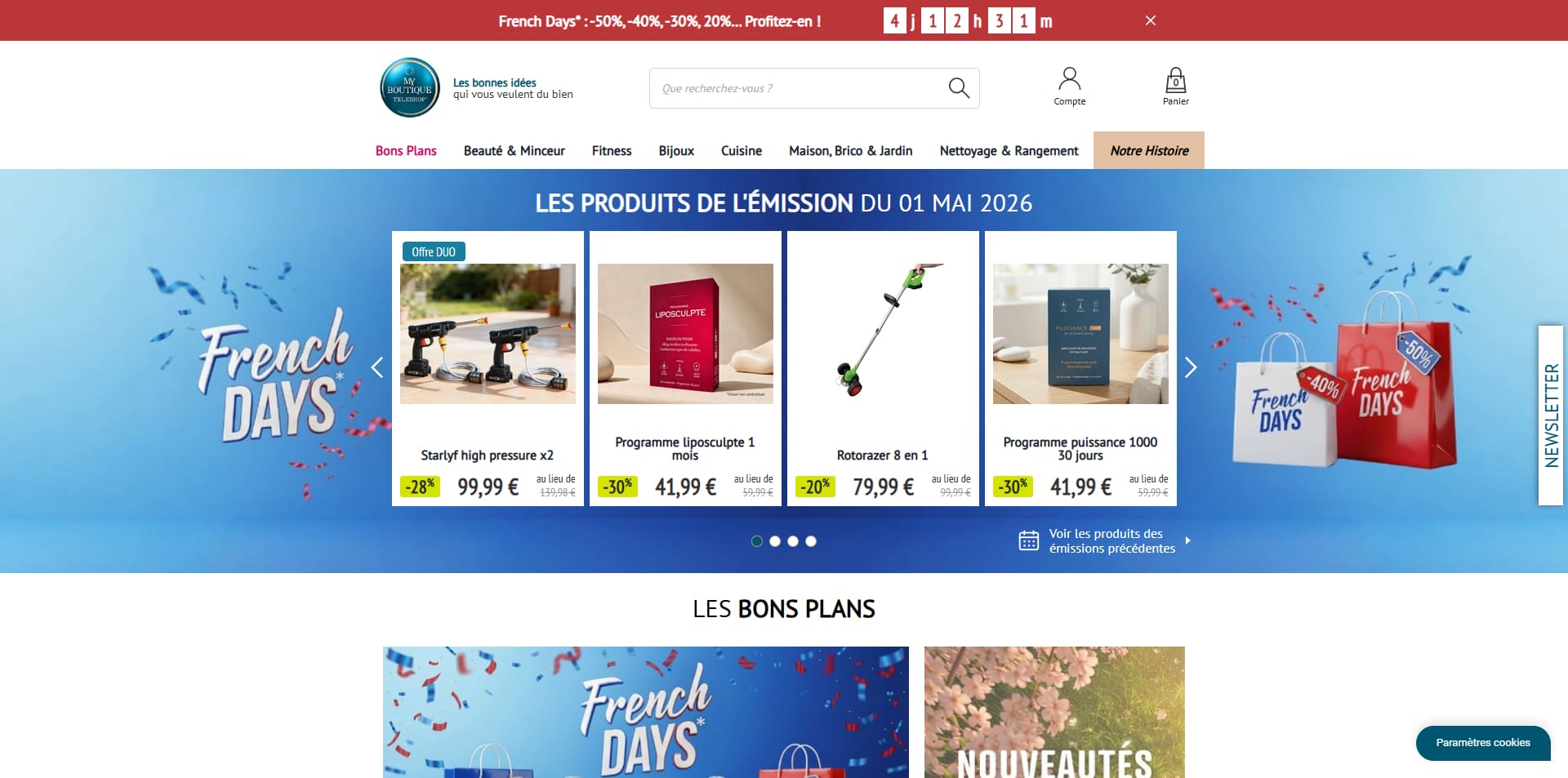 My Boutique Teleshop Code de réduction