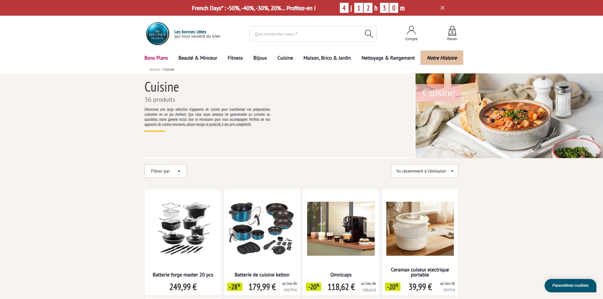 My Boutique Teleshop Bons de réduction