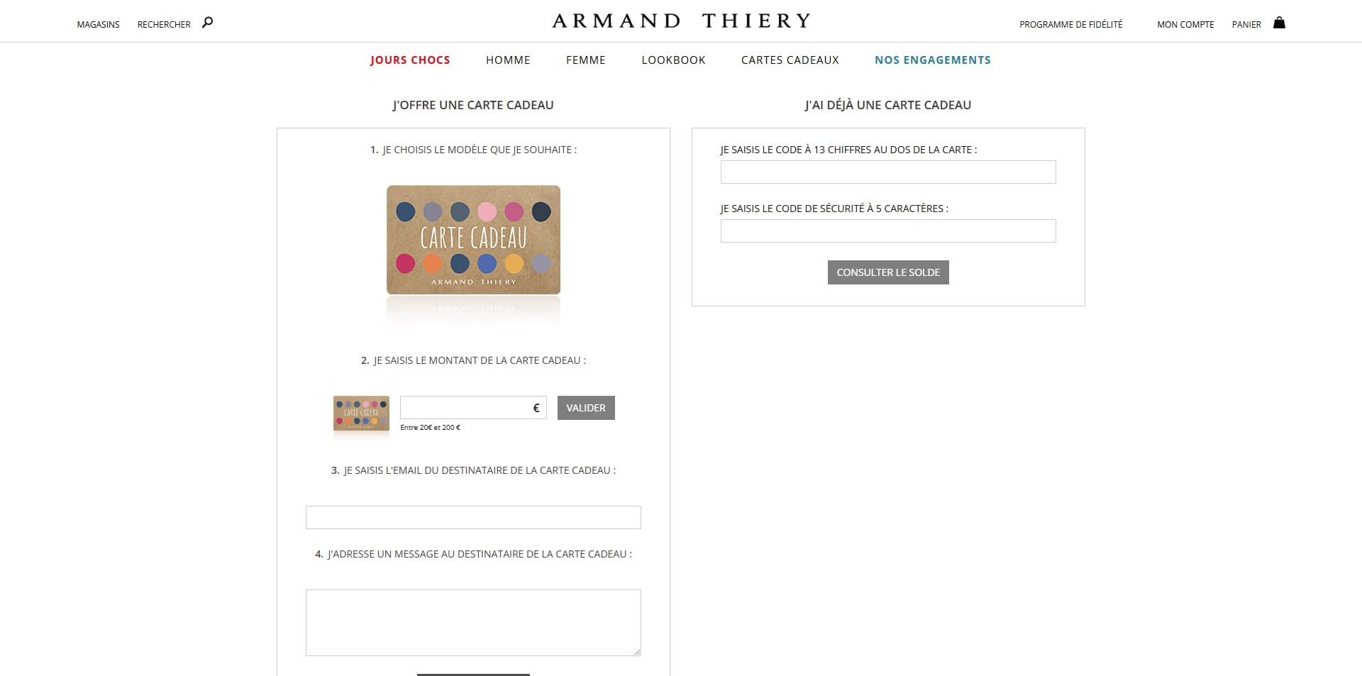 Armand Thiery Code de réduction