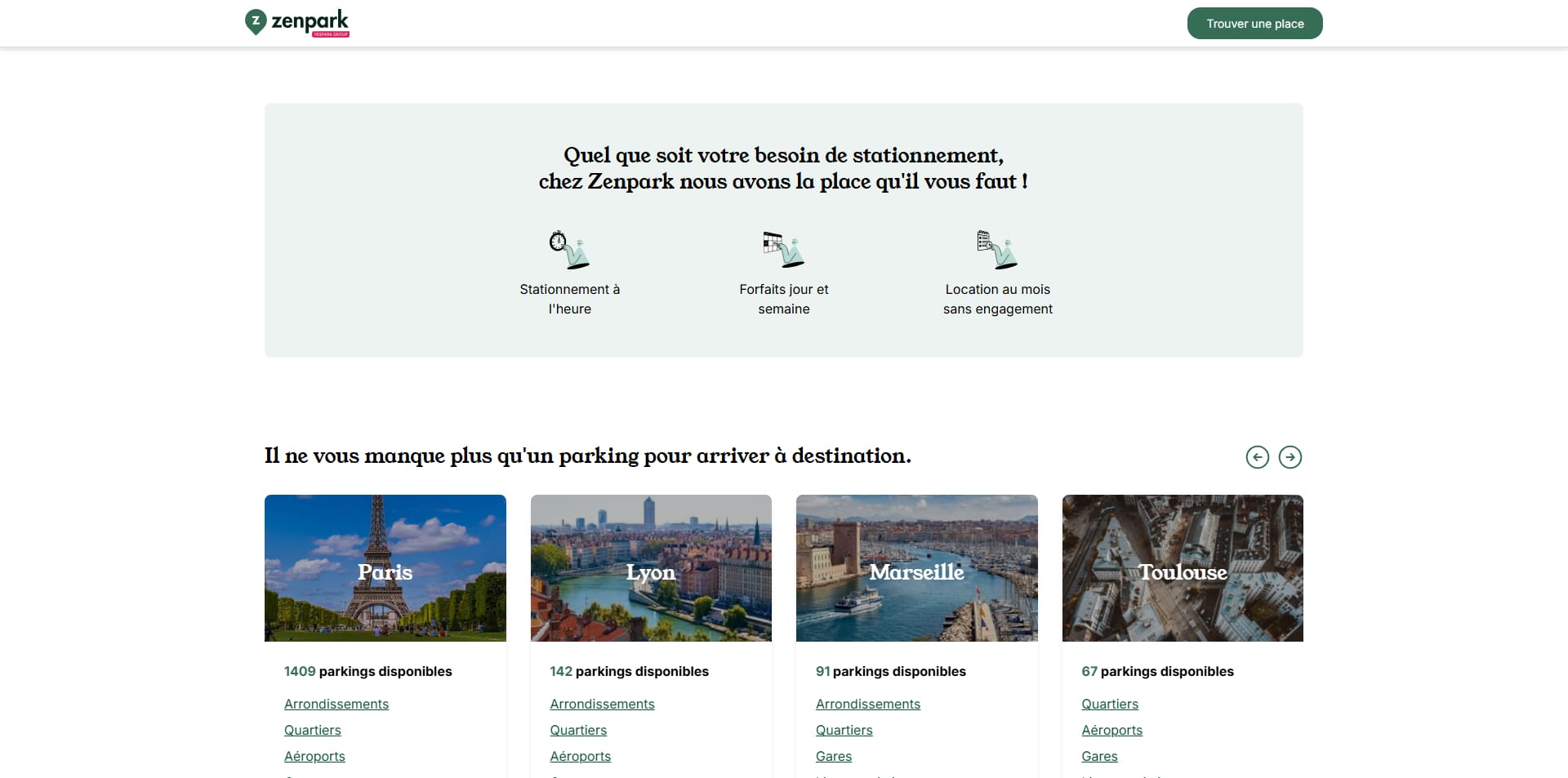 Zenpark coupons