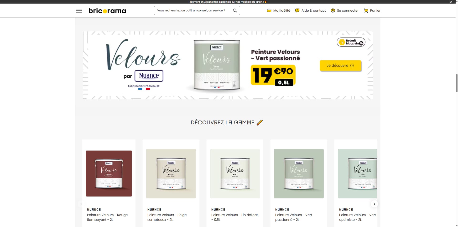 Bricorama Bon d'achat