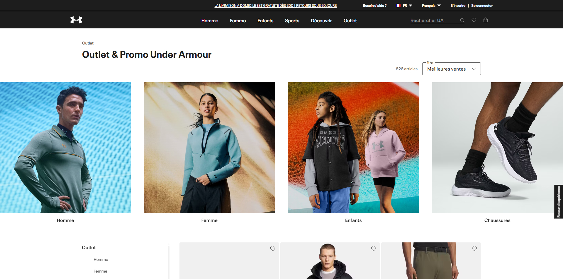 Under Armour Code de réduction