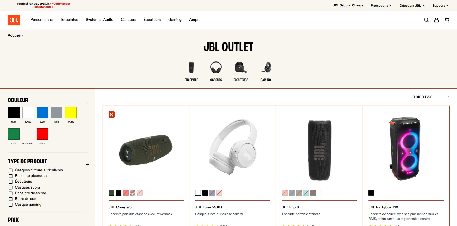 JBL Code promo