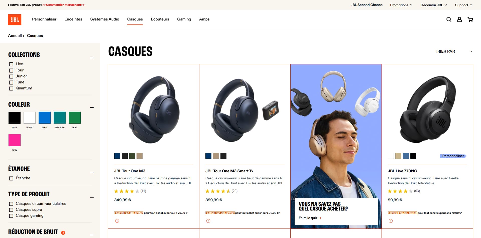 JBL Bons de réduction