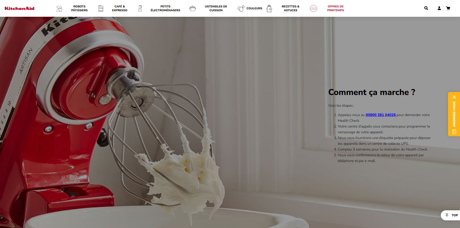 KitchenAid Code promo