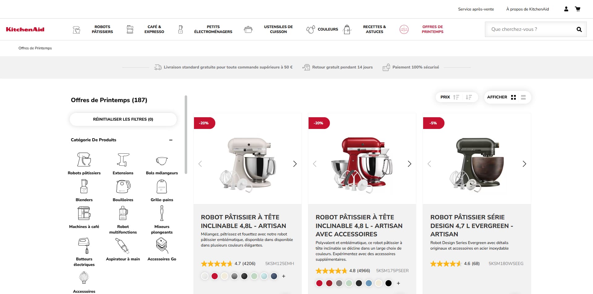 KitchenAid Code de réduction