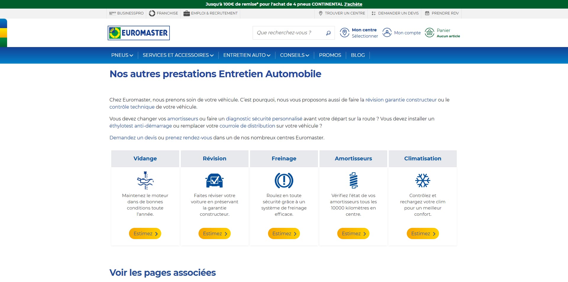 Euromaster Bons de réduction