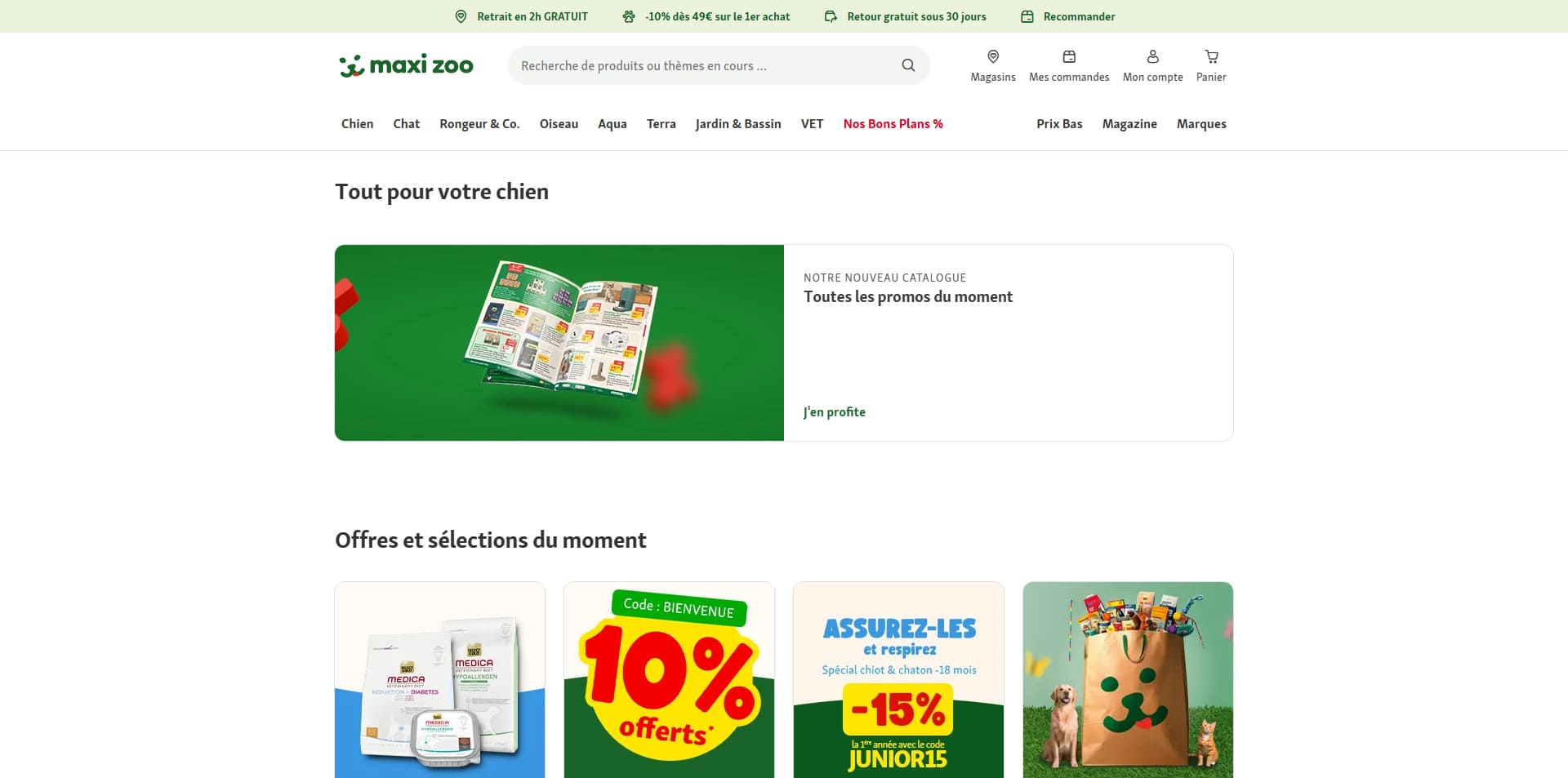 Maxi Zoo Bon d'achat