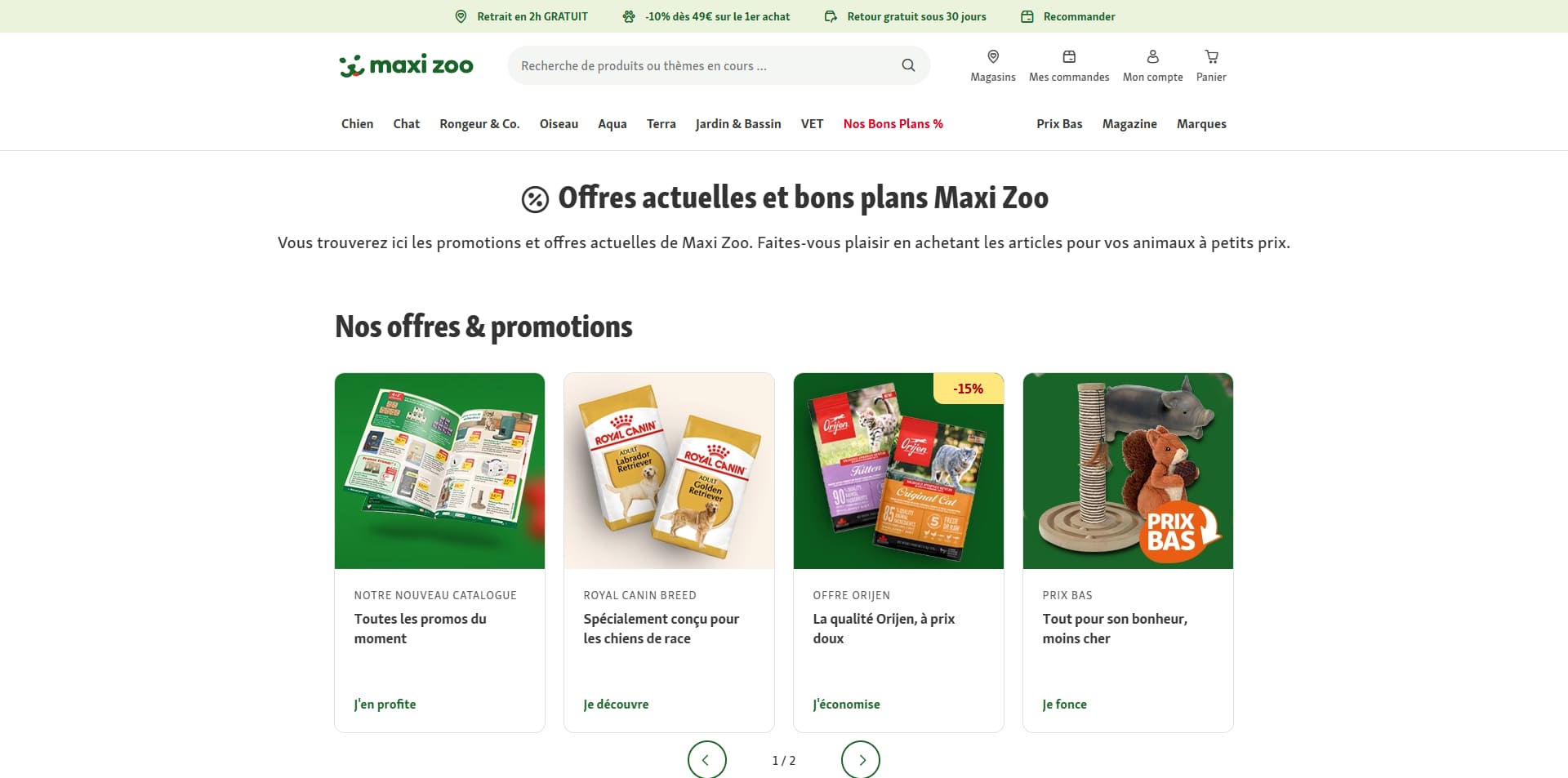 Maxi Zoo Code promo