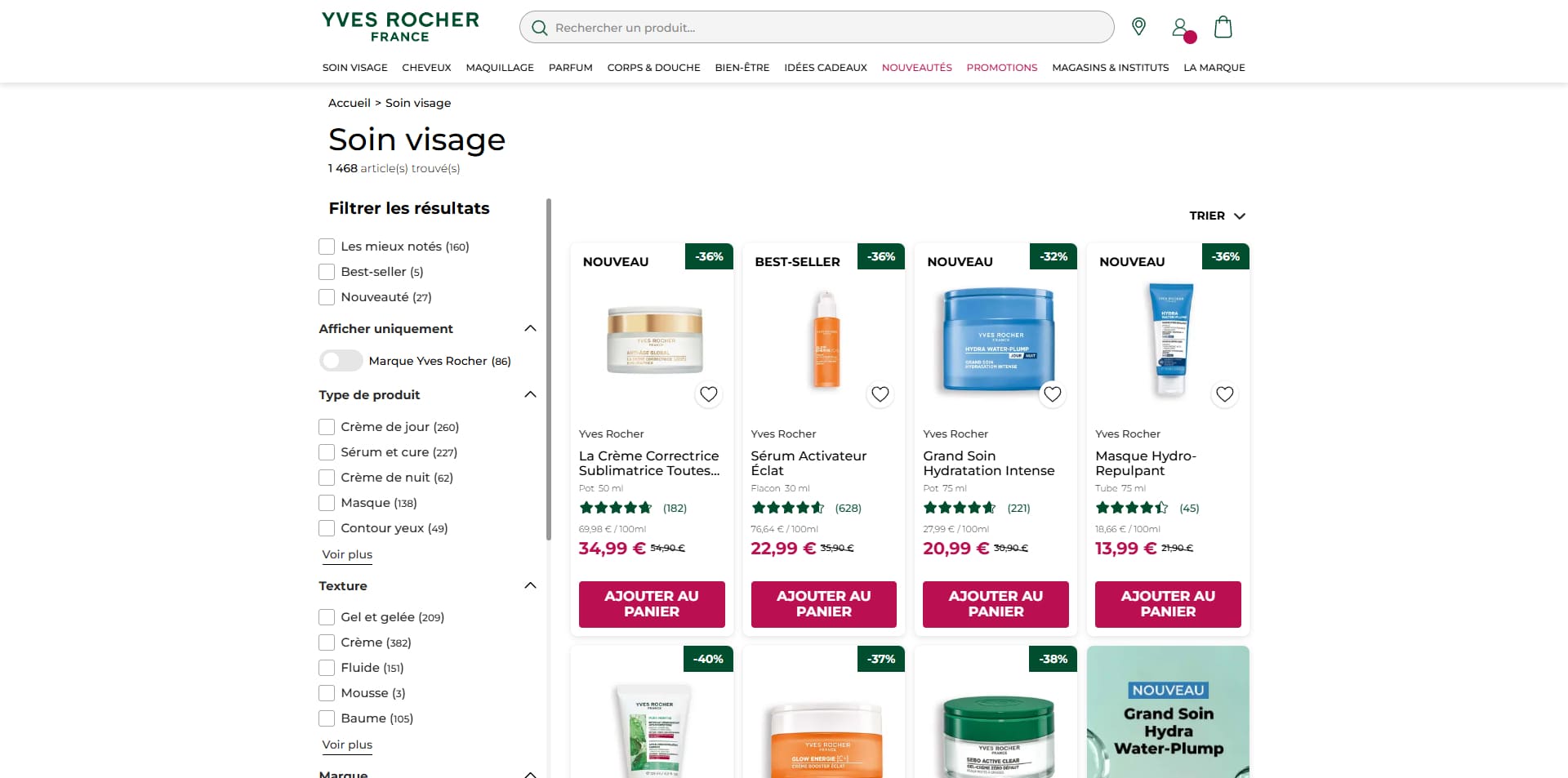 Yves Rocher Bon d'achat
