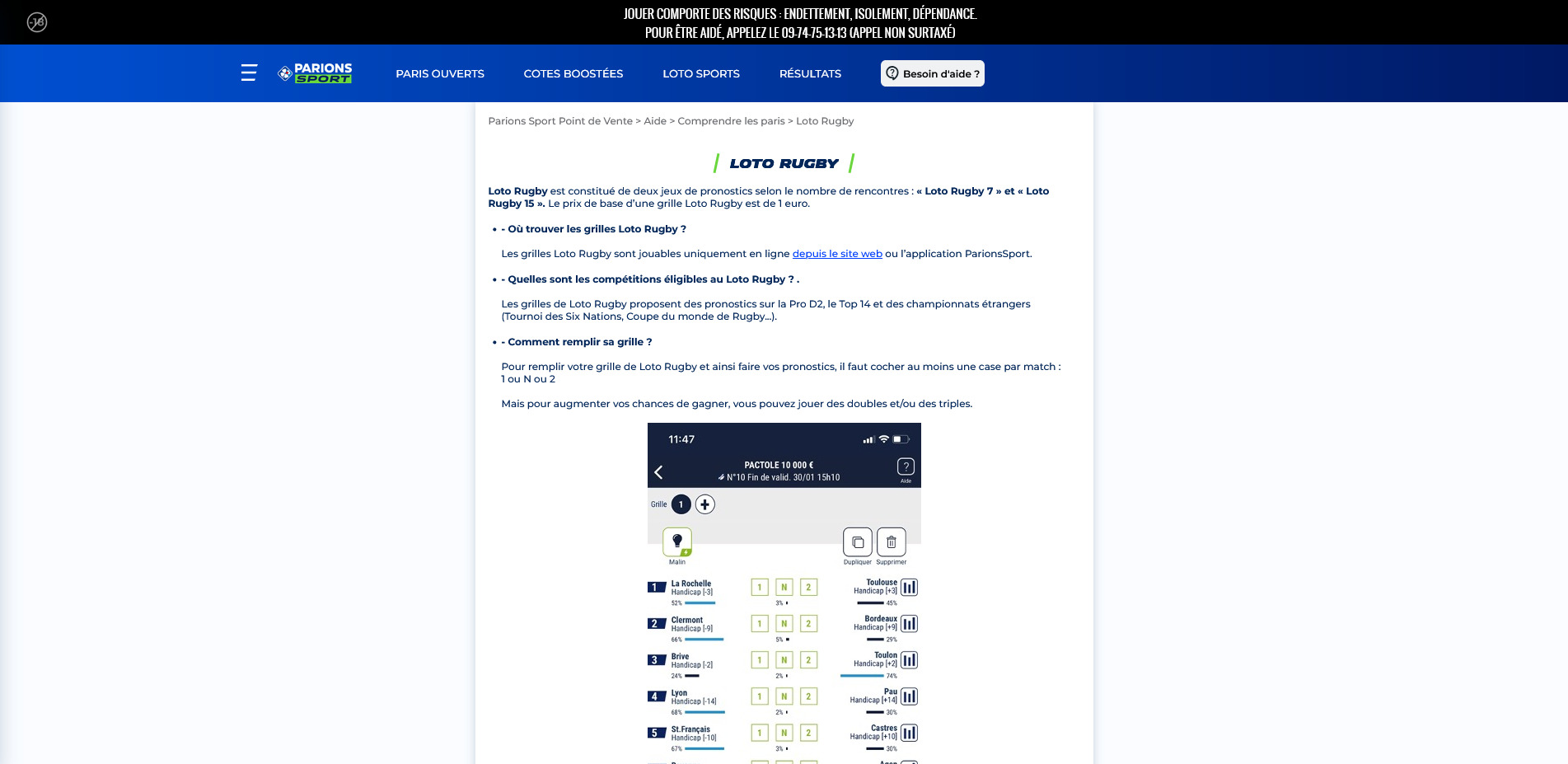 Parions Sport Code promo