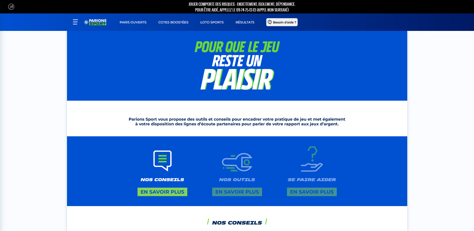 Parions Sport Code de réduction