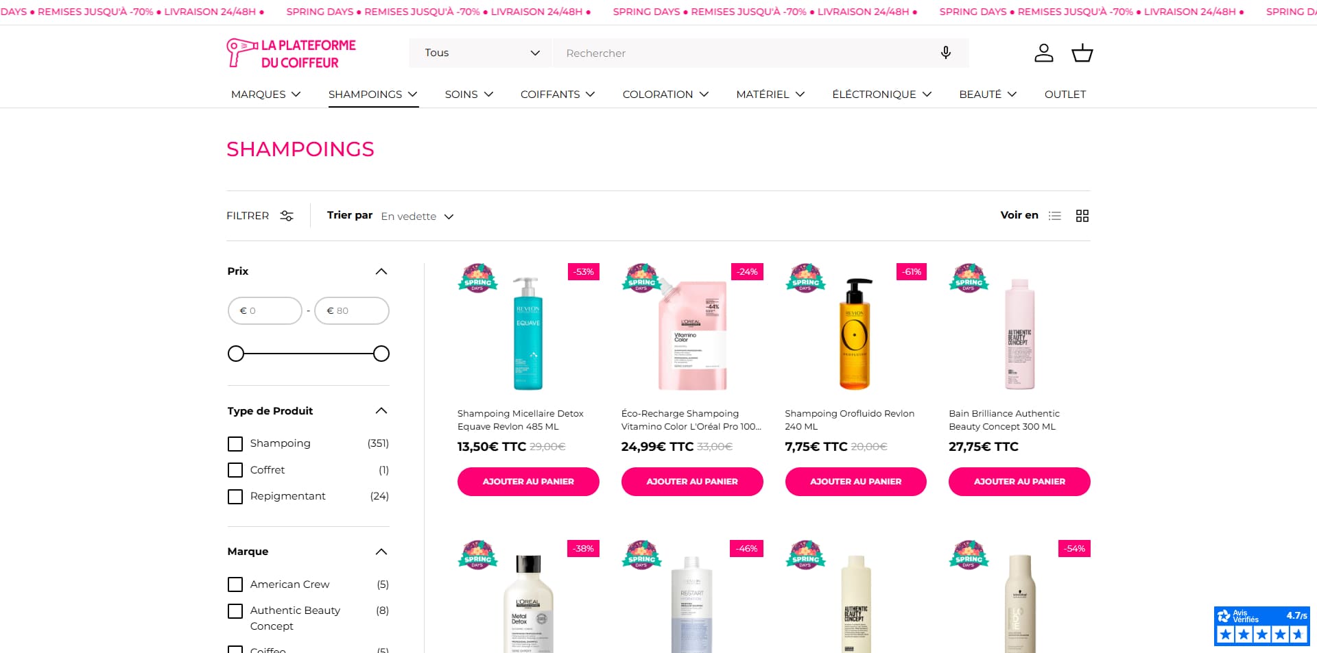La Plateforme du Coiffeur Code promo