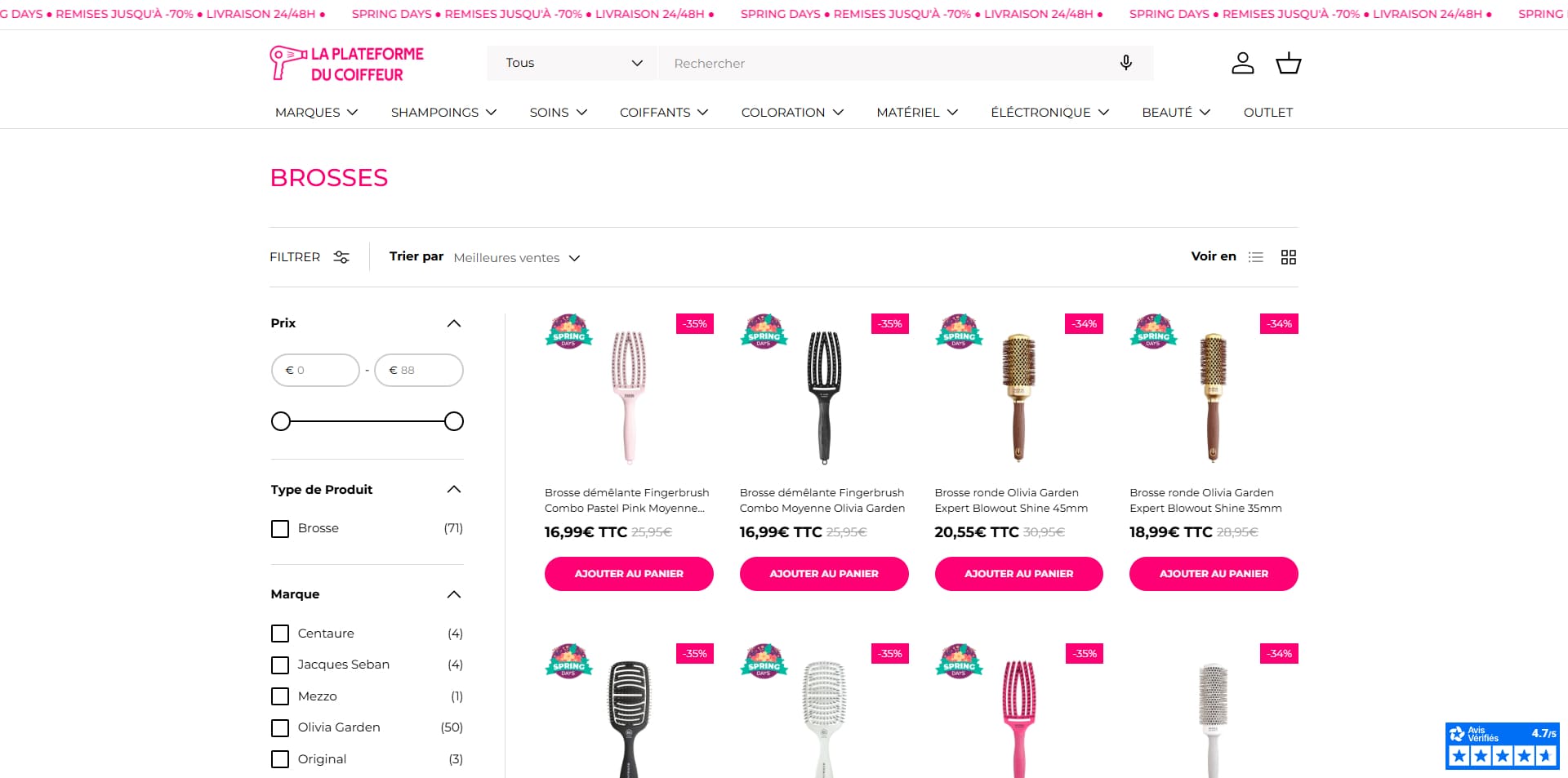 La Plateforme du Coiffeur Code promo