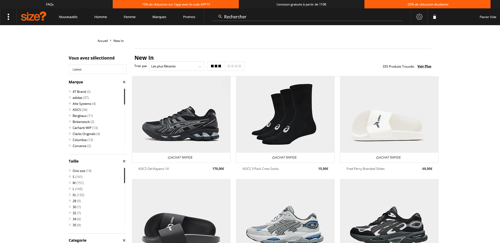 Size Code promo