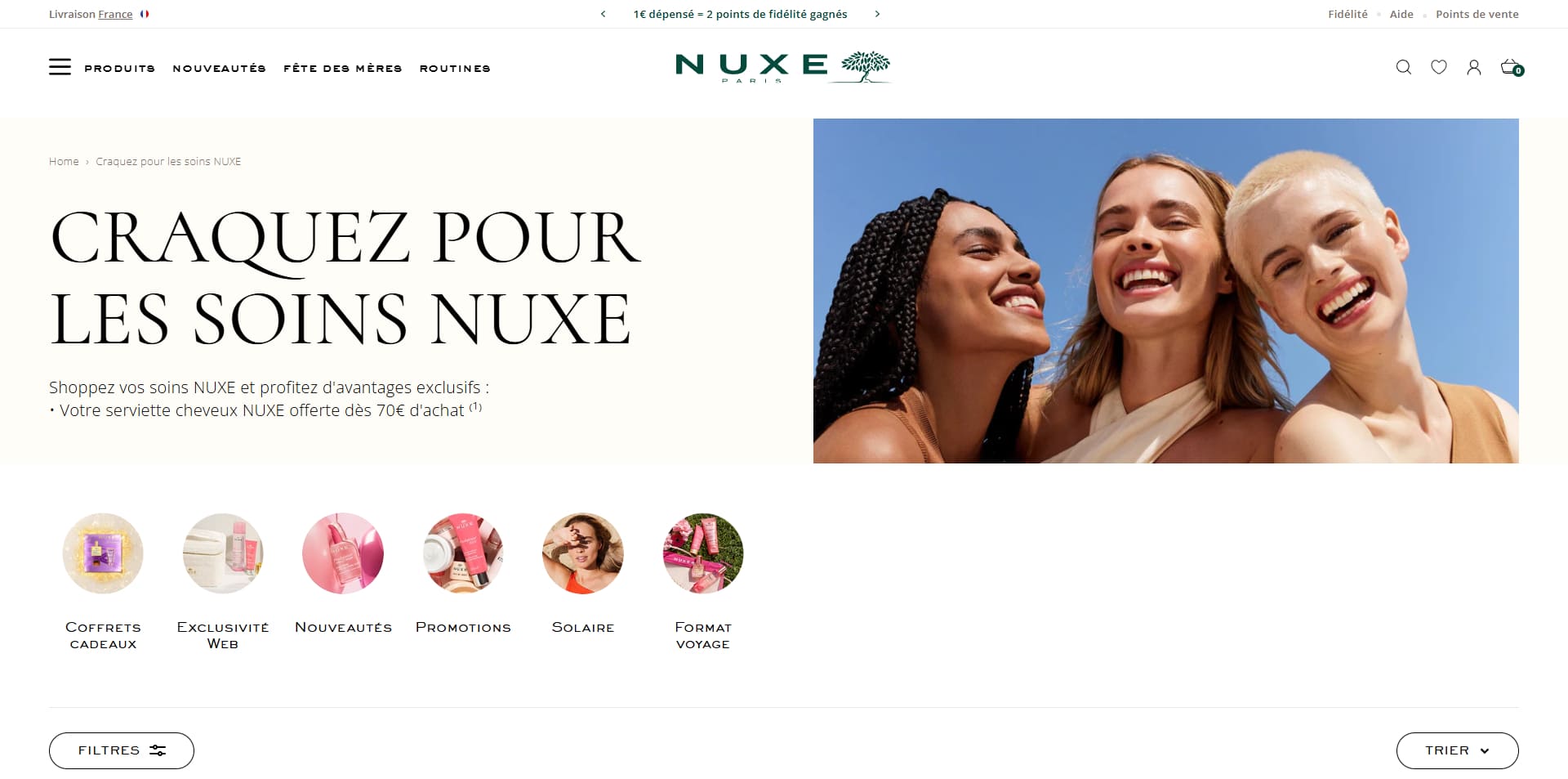 Nuxe Bons de réduction