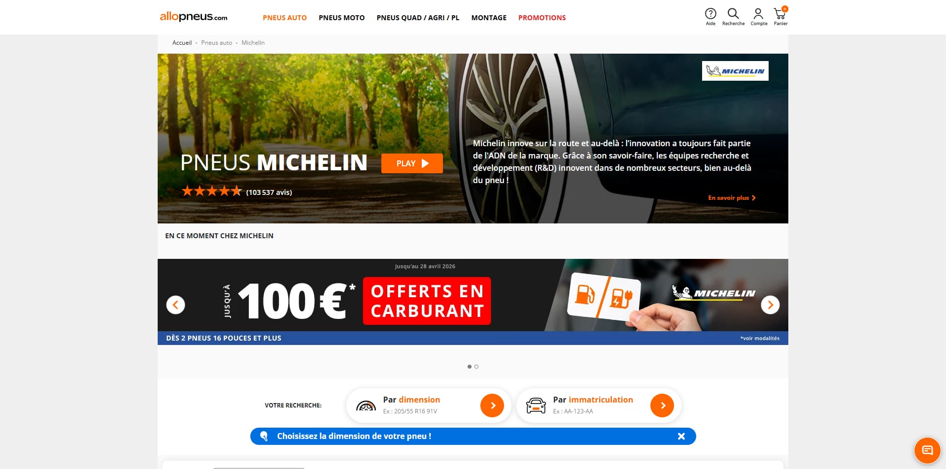 Allopneus Bon d'achat