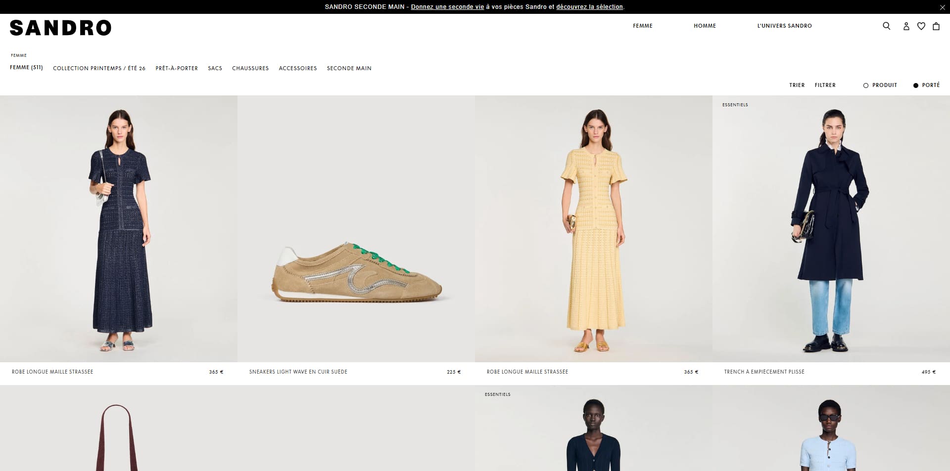 Sandro Bon d'achat