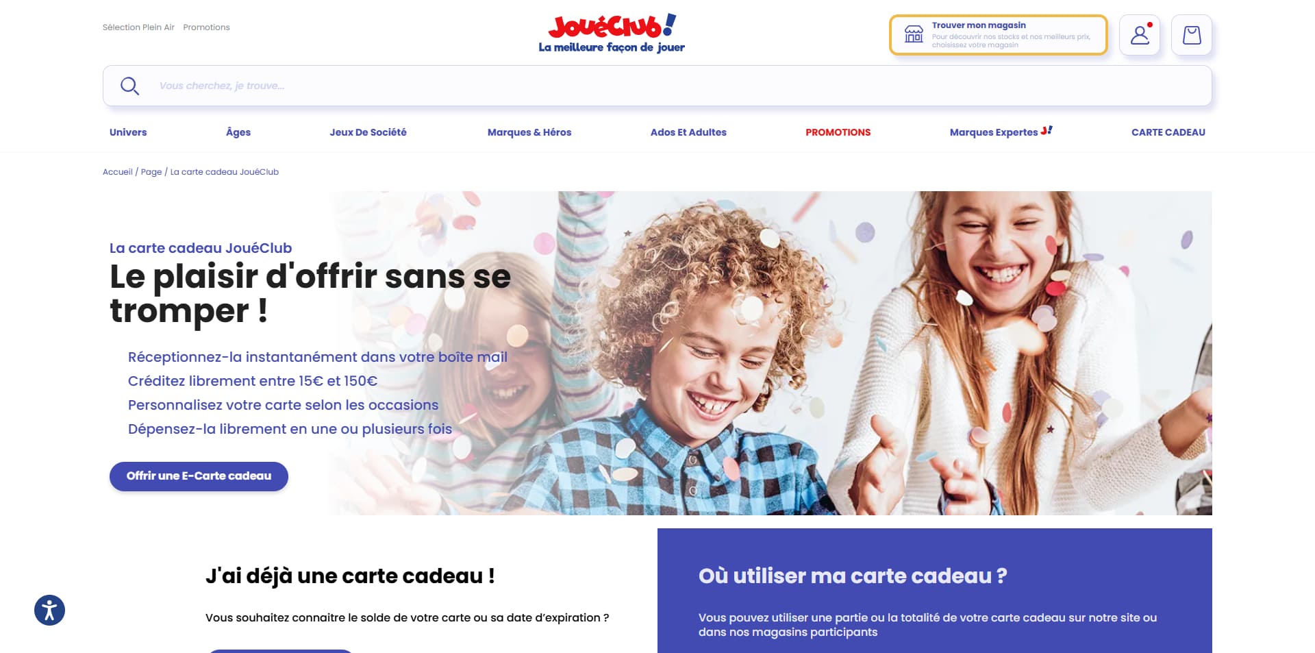 JouéClub Code promo
