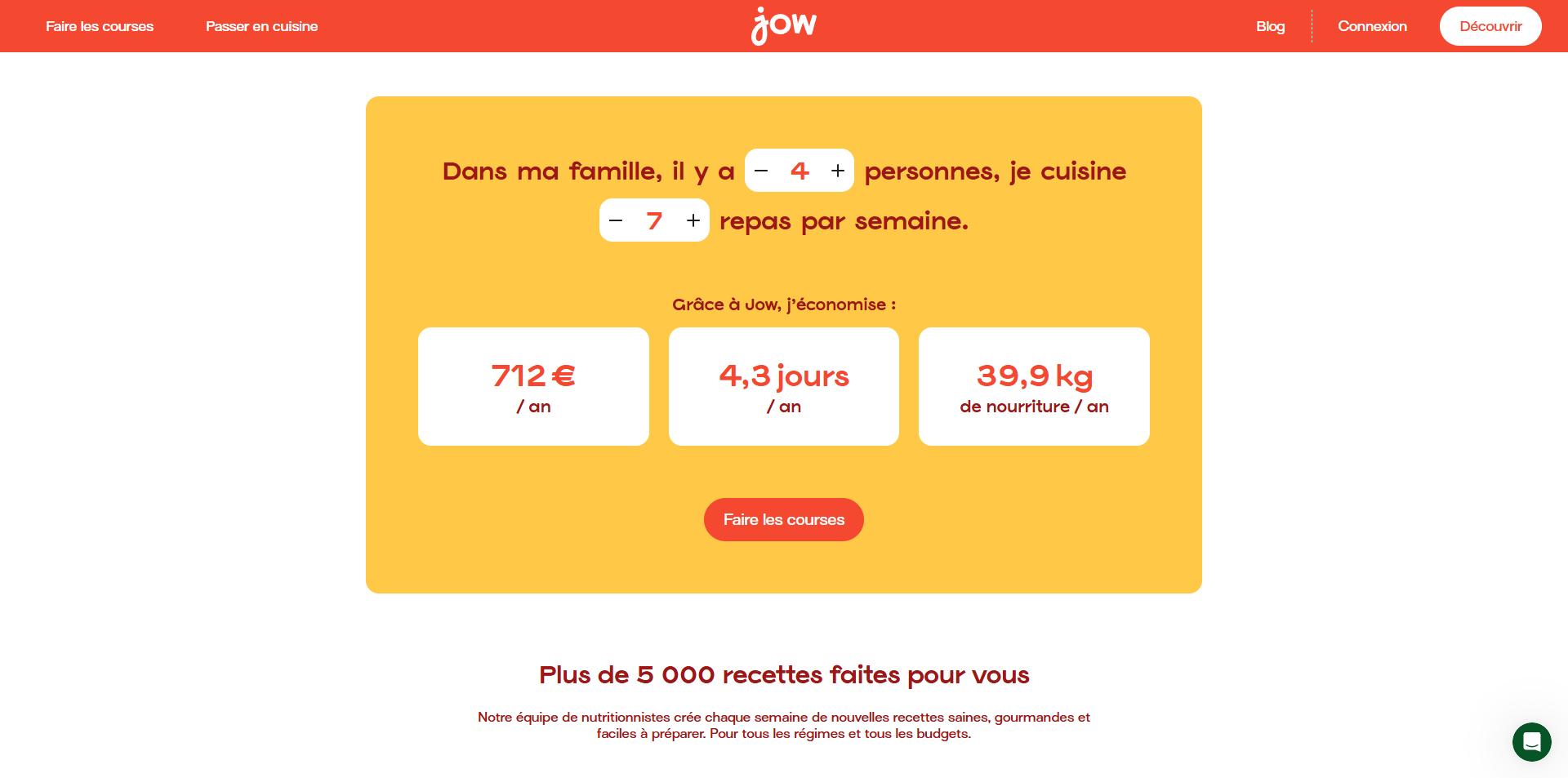 Jow coupons