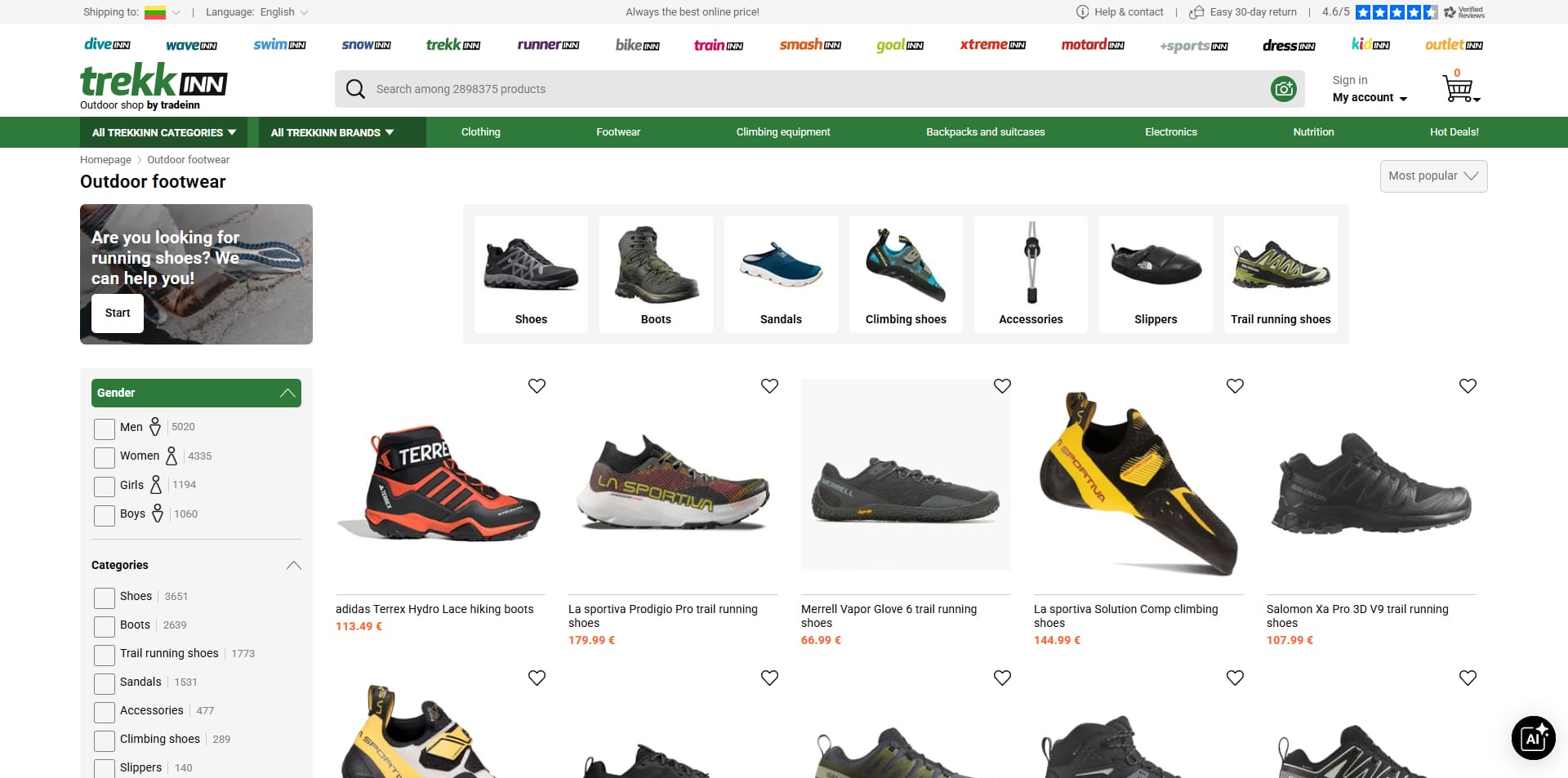 TrekkInn Bon d'achat
