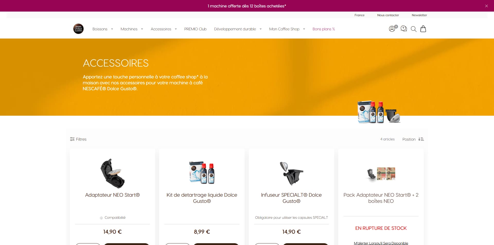Dolce Gusto Bons de réduction