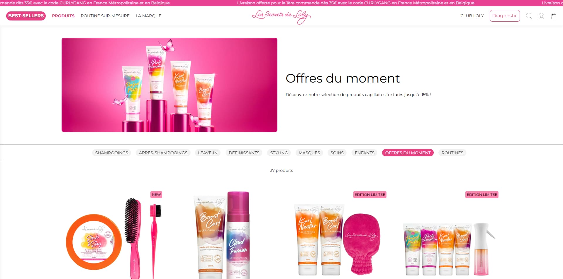Les Secrets de Loly Bons de réduction