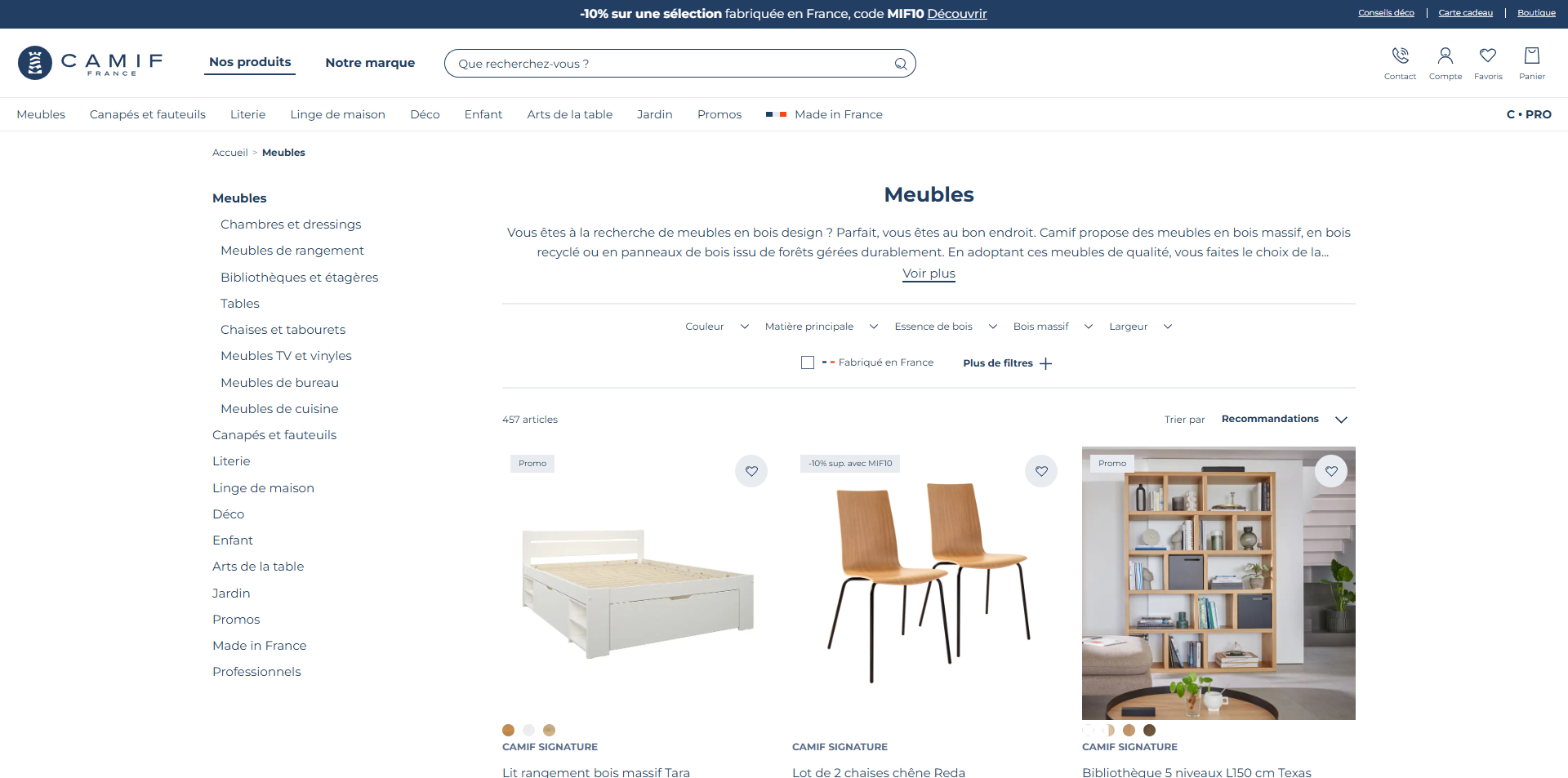 Camif coupons