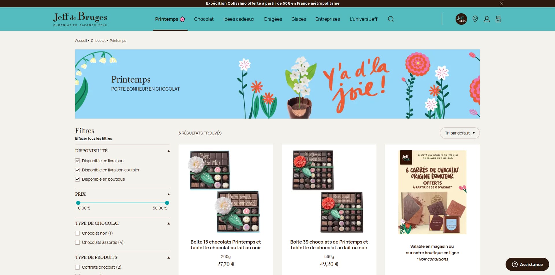 Jeff de Bruges coupons
