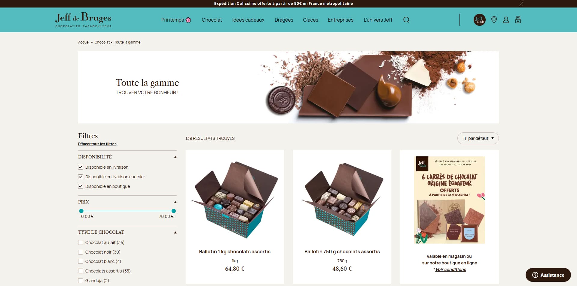 Jeff de Bruges Code promo