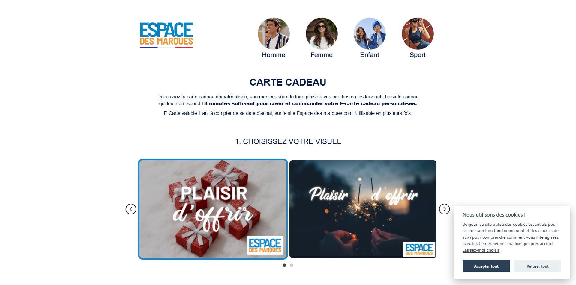 Espace des Marques Code promo
