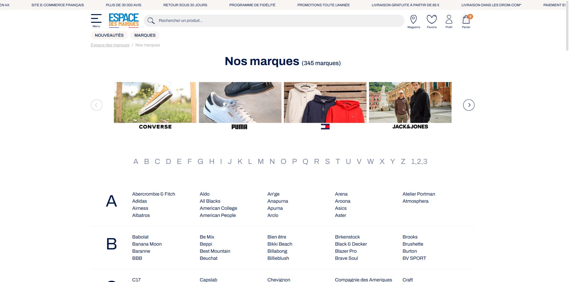 Espace des Marques Code promo