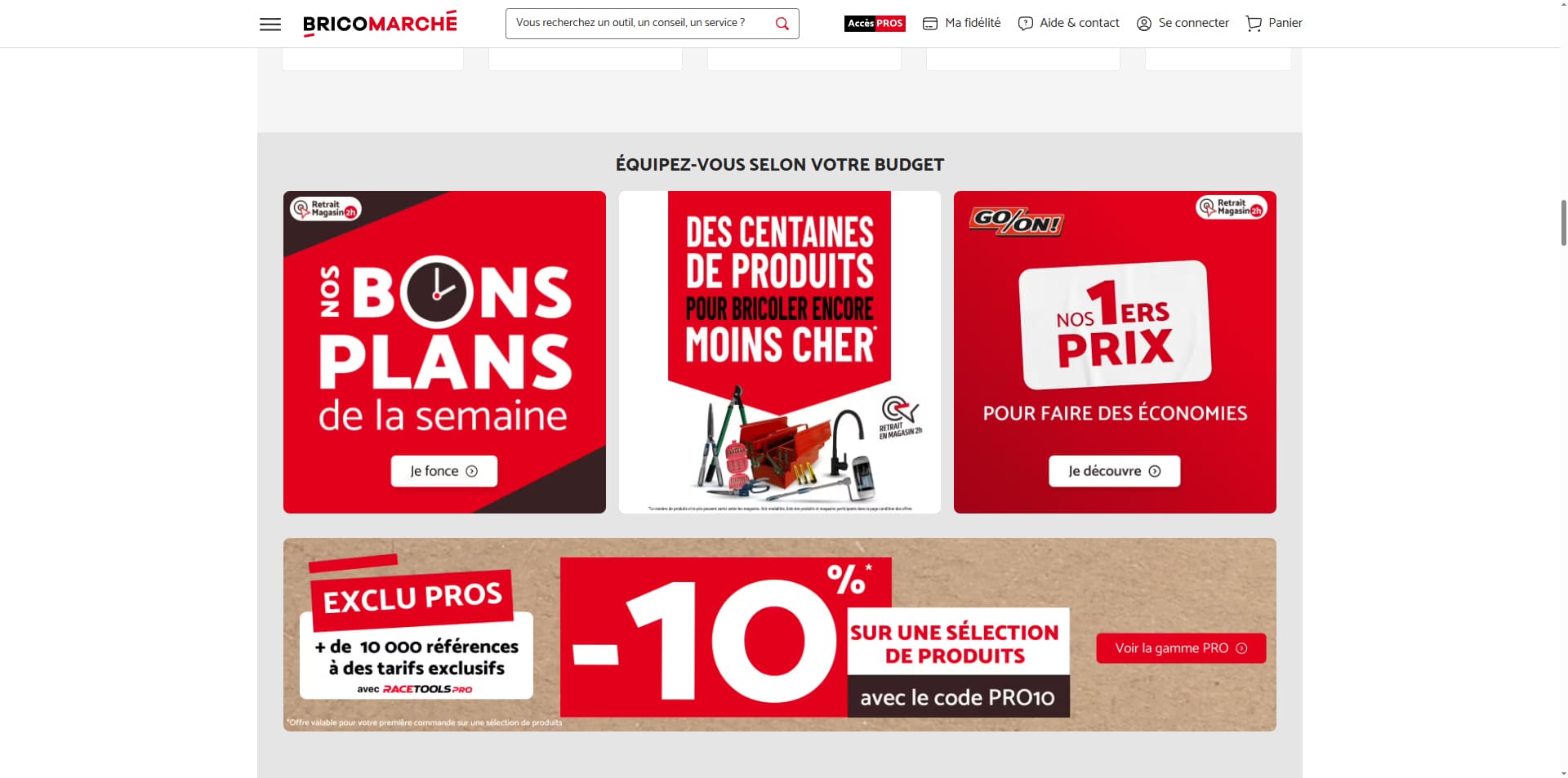 Bricomarché Bon d'achat